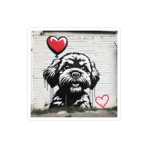 PugMug Custom Lily Sticker