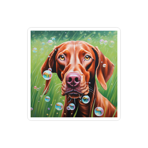 PugMug Custom Vizsla Sticker