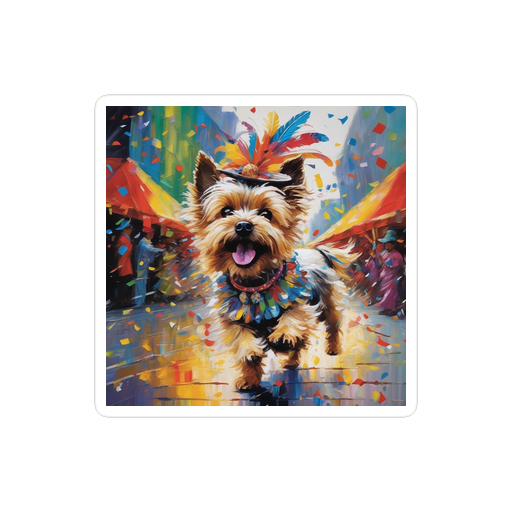 PugMug Custom Cairn Terrier Sticker