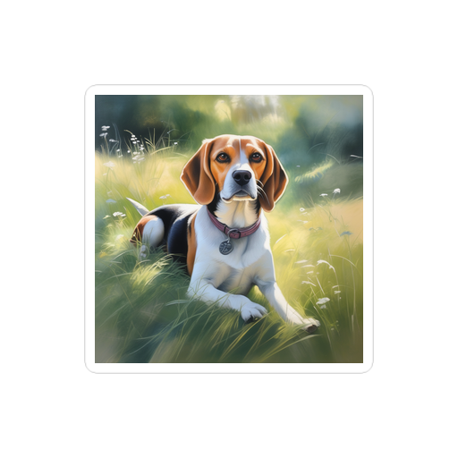 PugMug Custom Beagle Sticker