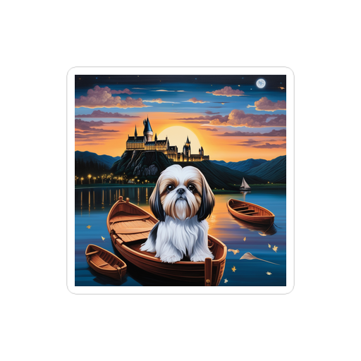PugMug Custom Shih Tzu Sticker