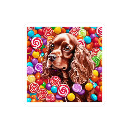 PugMug Custom Cocker Spaniel Sticker