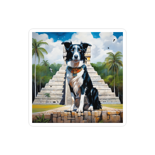 PugMug Custom Border Collie Sticker