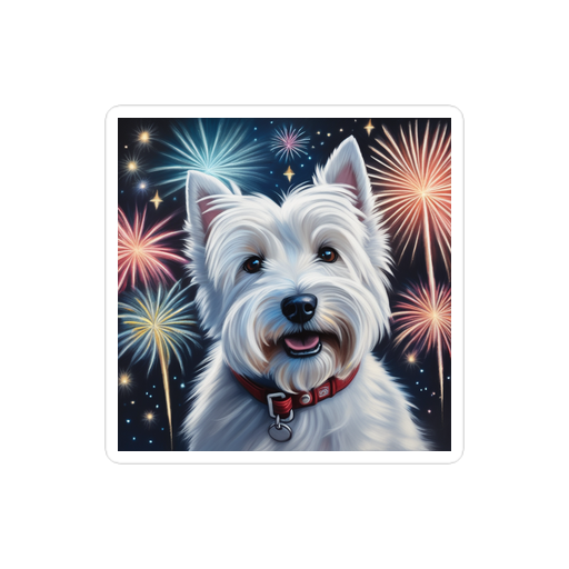 PugMug Custom West Highland White Terrier Sticker