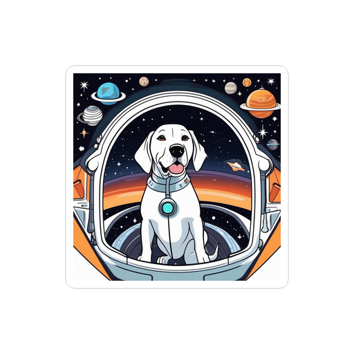 PugMug Custom Pointer Dog Sticker