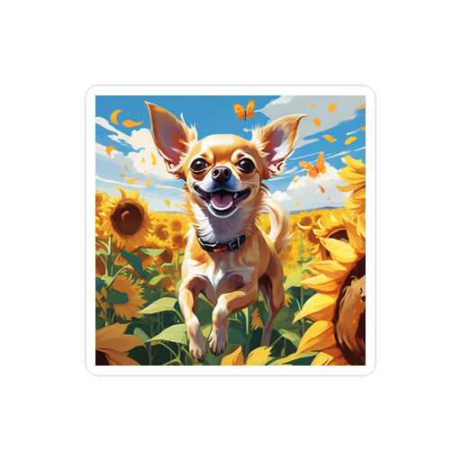 PugMug Custom Chihuahua Sticker