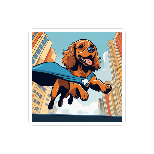 PugMug Custom Cocker Spaniel Sticker