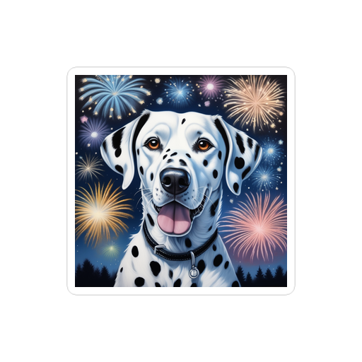 PugMug Custom Dalmatian Sticker