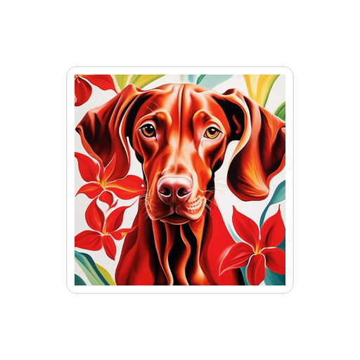 PugMug Custom Vizsla Sticker