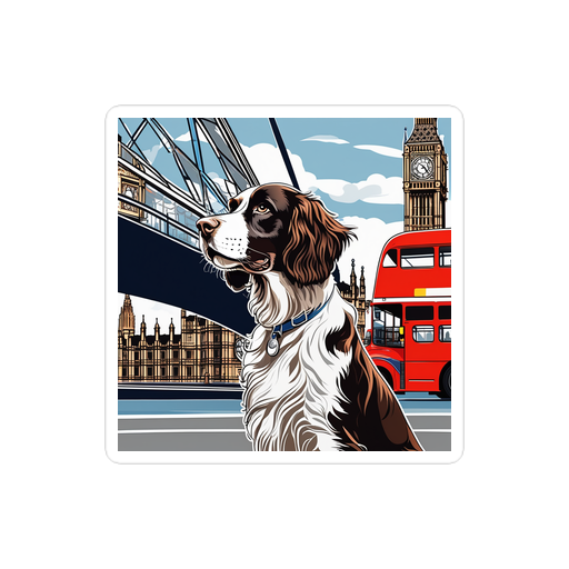 PugMug Custom English Springer Spaniel Sticker