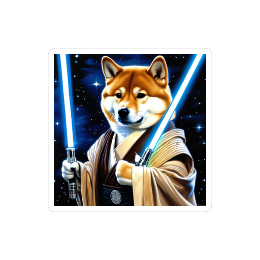 PugMug Custom Shiba Inu Sticker