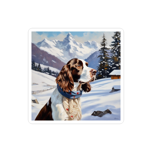 PugMug Custom English Springer Spaniel Sticker