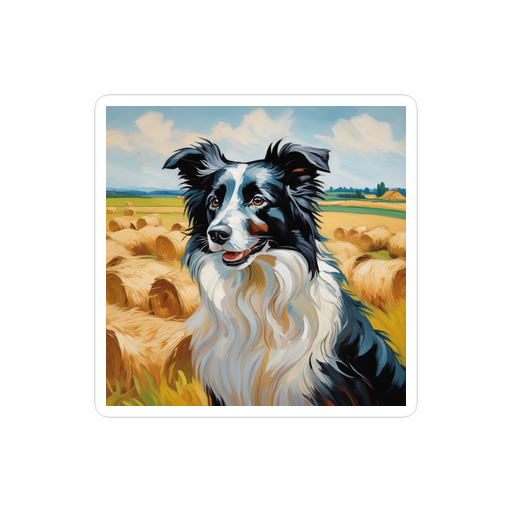 PugMug Custom Border Collie Sticker