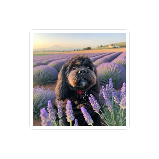 PugMug Custom Lily Sticker