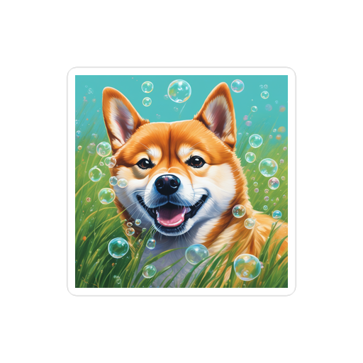 PugMug Custom Shiba Inu Sticker