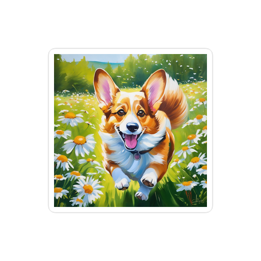 PugMug Custom Pembroke Welsh Corgi Sticker