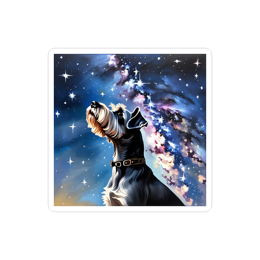 PugMug Custom Miniature Schnauzer Sticker