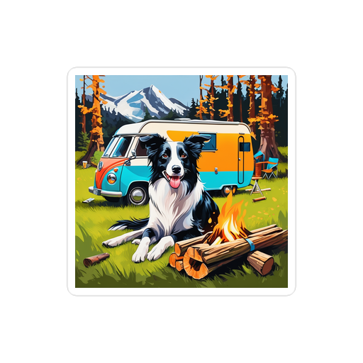 PugMug Custom Border Collie Sticker