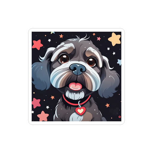 PugMug Custom Lily Sticker