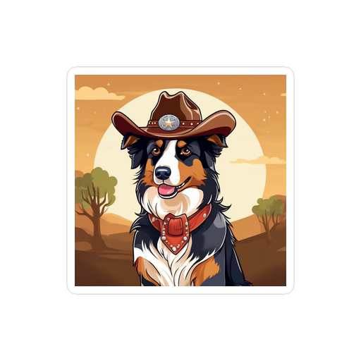 PugMug Custom Australian Shepherd Dog Sticker