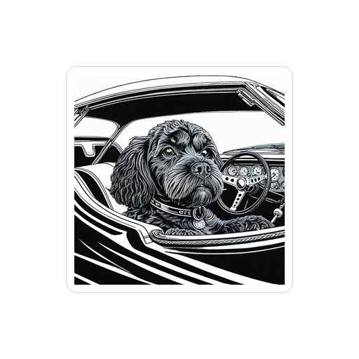 PugMug Custom Lily Sticker