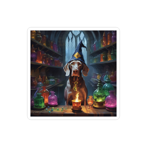 PugMug Custom Weimaraner Sticker