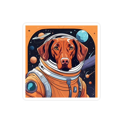 PugMug Custom Vizsla Sticker