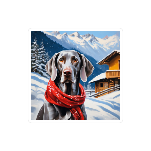 PugMug Custom Weimaraner Sticker