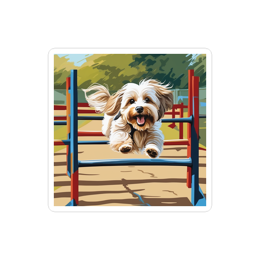 PugMug Custom Tan Havanese Dog Sticker