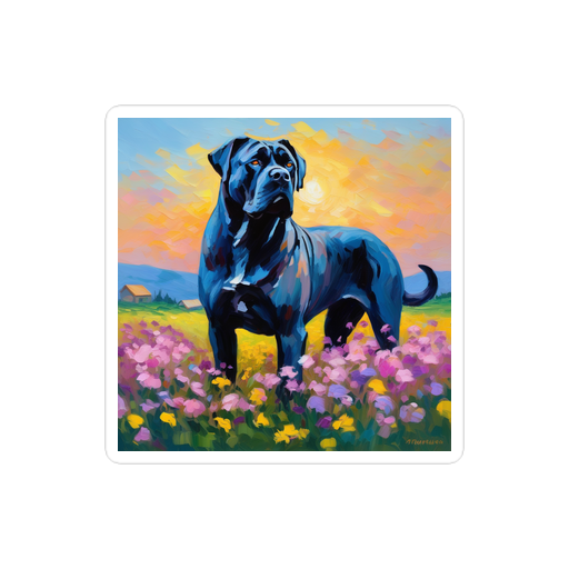 PugMug Custom Cane Corso Sticker