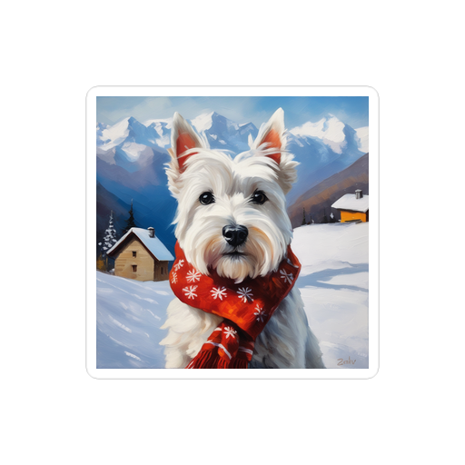 PugMug Custom West Highland White Terrier Sticker