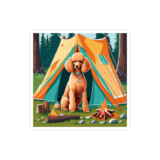 PugMug Custom Tan Poodle Sticker