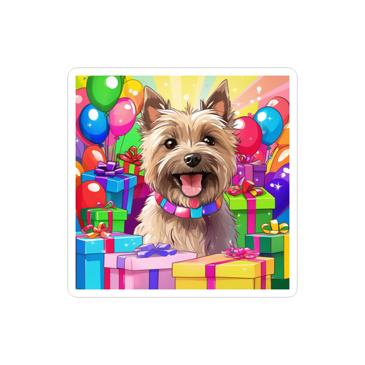 PugMug Custom Cairn Terrier Sticker
