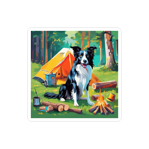 PugMug Custom Border Collie Sticker