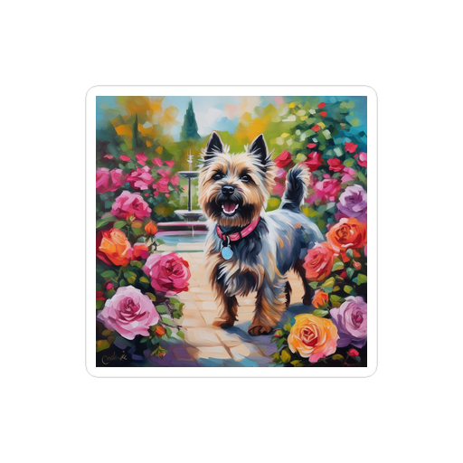 PugMug Custom Cairn Terrier Sticker