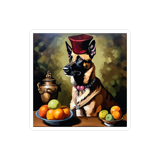 PugMug Custom Belgian Malinois Sticker