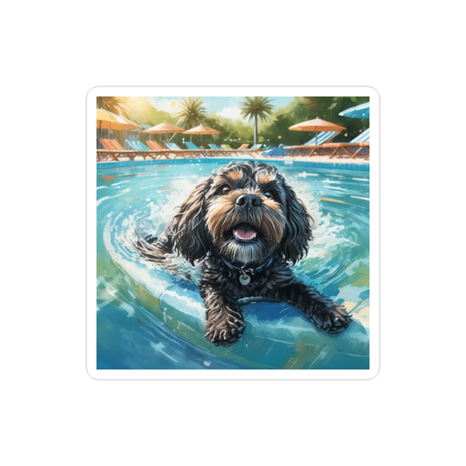 PugMug Custom Lily Sticker