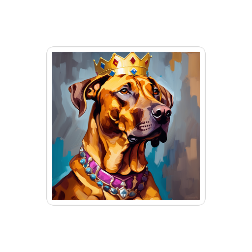 PugMug Custom Rhodesian Ridgeback Sticker