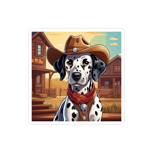 PugMug Custom Dalmatian Sticker
