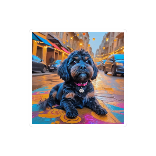 PugMug Custom Lily Sticker