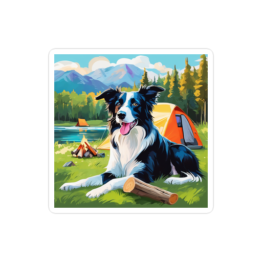 PugMug Custom Border Collie Sticker