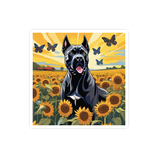 PugMug Custom Cane Corso Sticker