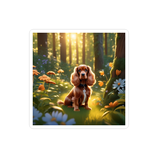 PugMug Custom English Cocker Spaniel Sticker