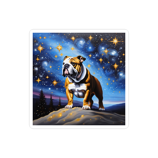 PugMug Custom Bulldog Sticker