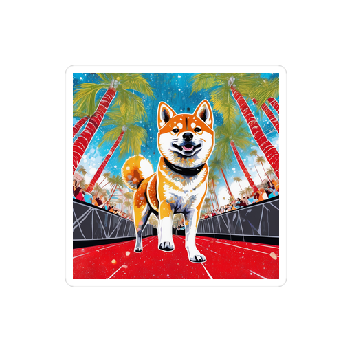 PugMug Custom Shiba Inu Sticker