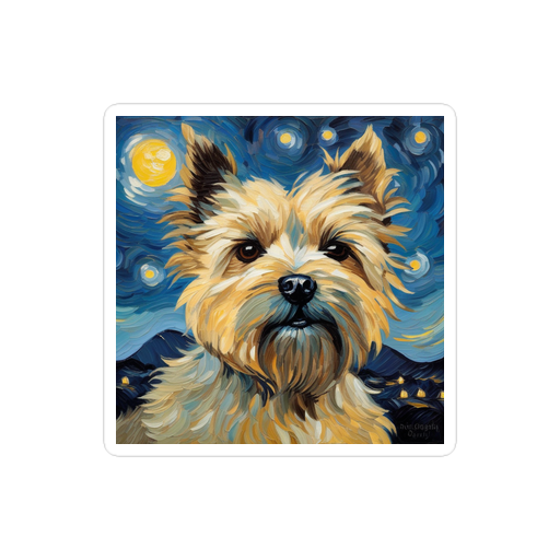 PugMug Custom Cairn Terrier Sticker