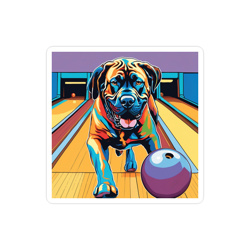 PugMug Custom Mastiff Sticker