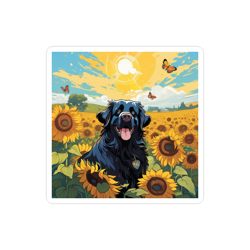 PugMug Custom Newfoundland Sticker