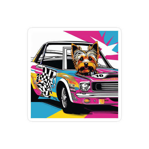 PugMug Custom Yorkshire Terrier Sticker