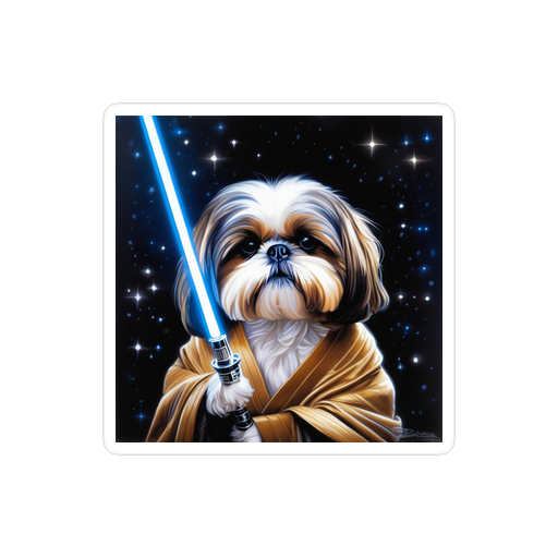 PugMug Custom Shih Tzu Sticker